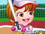 Baby hazel baseball player dressup